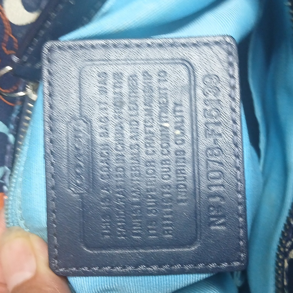 Coach Colorful Monogram Tote Bag - Picture 10 of 16